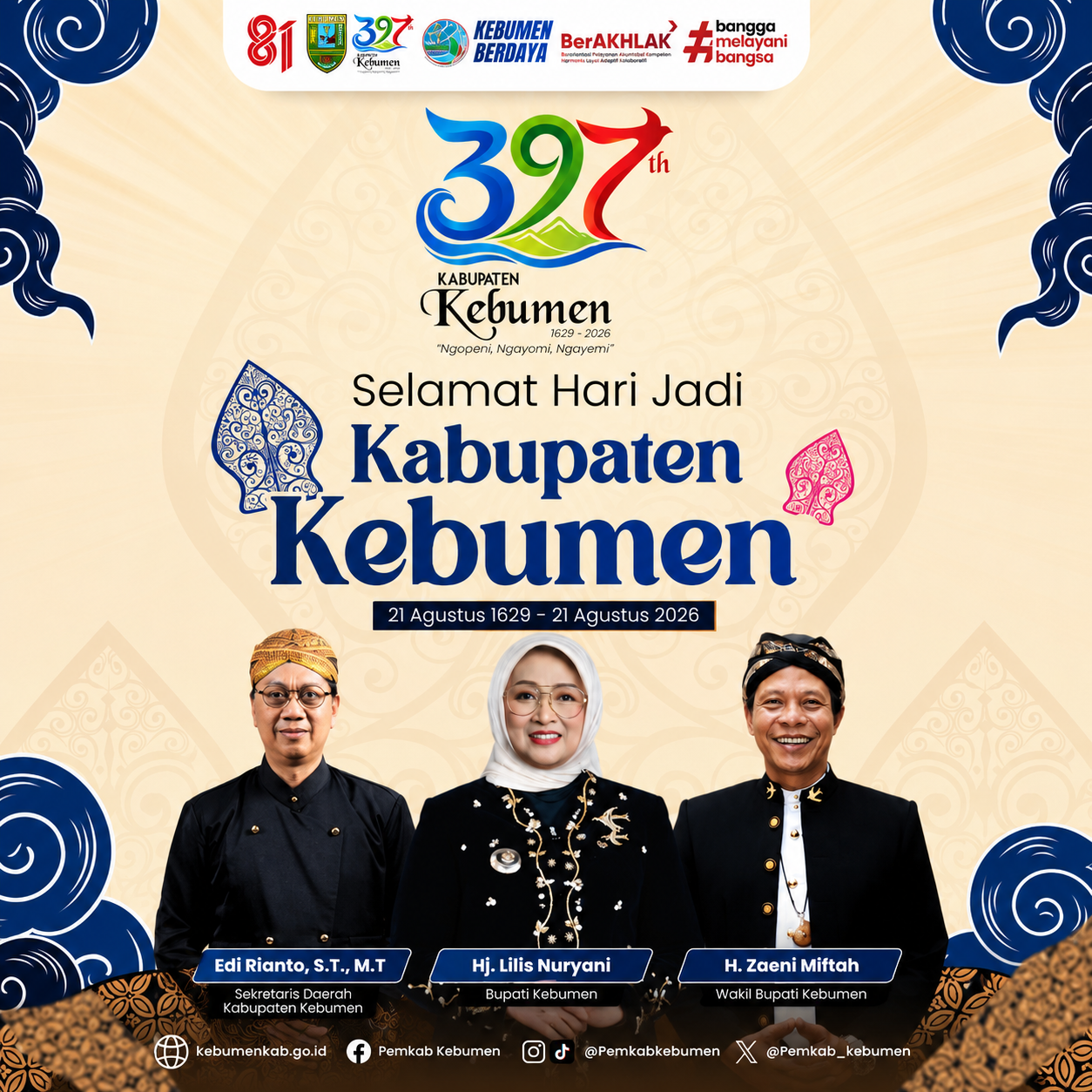 HUT Kebumen - pemkab kebumen