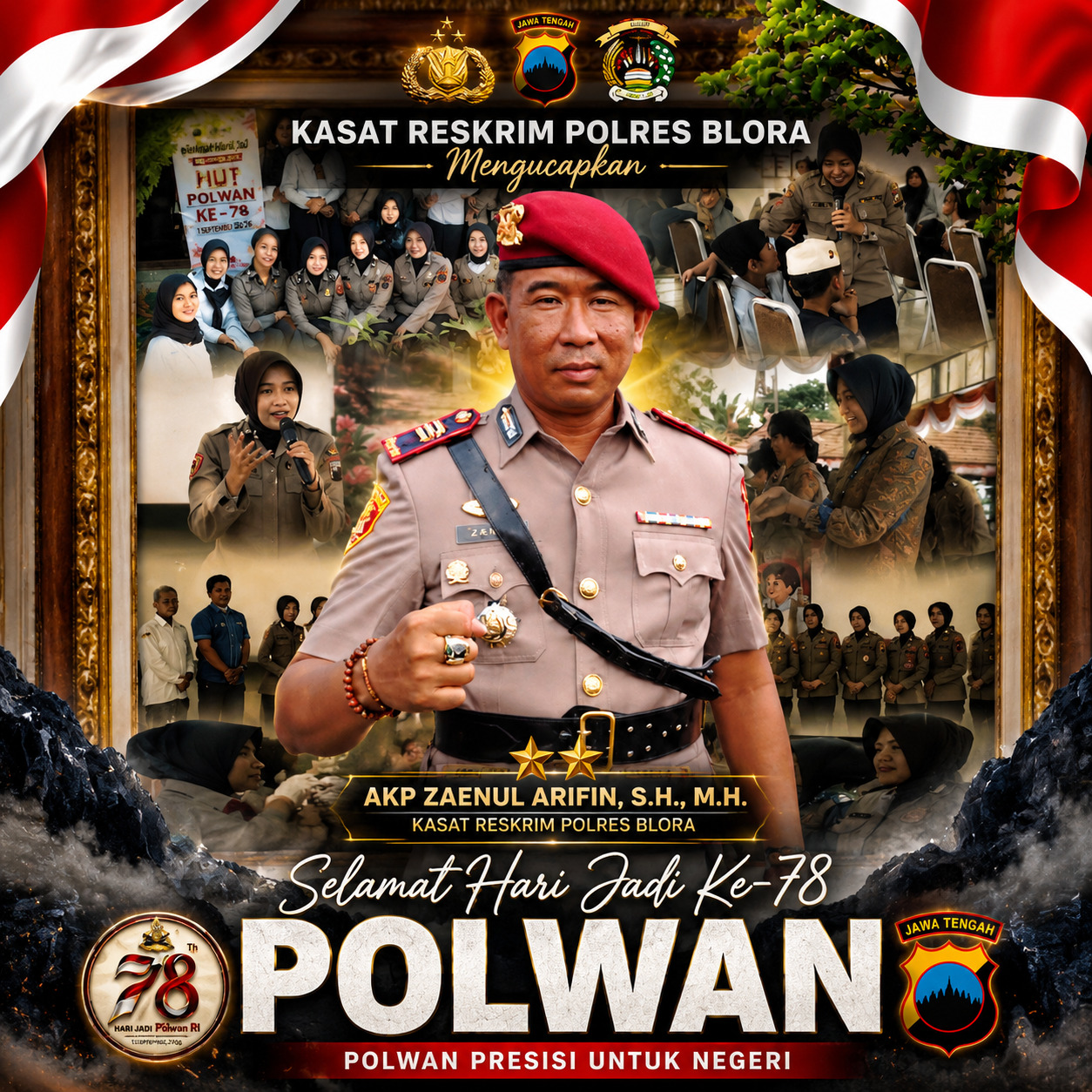 Hari jadi polwan - kasat reskrim polres blora
