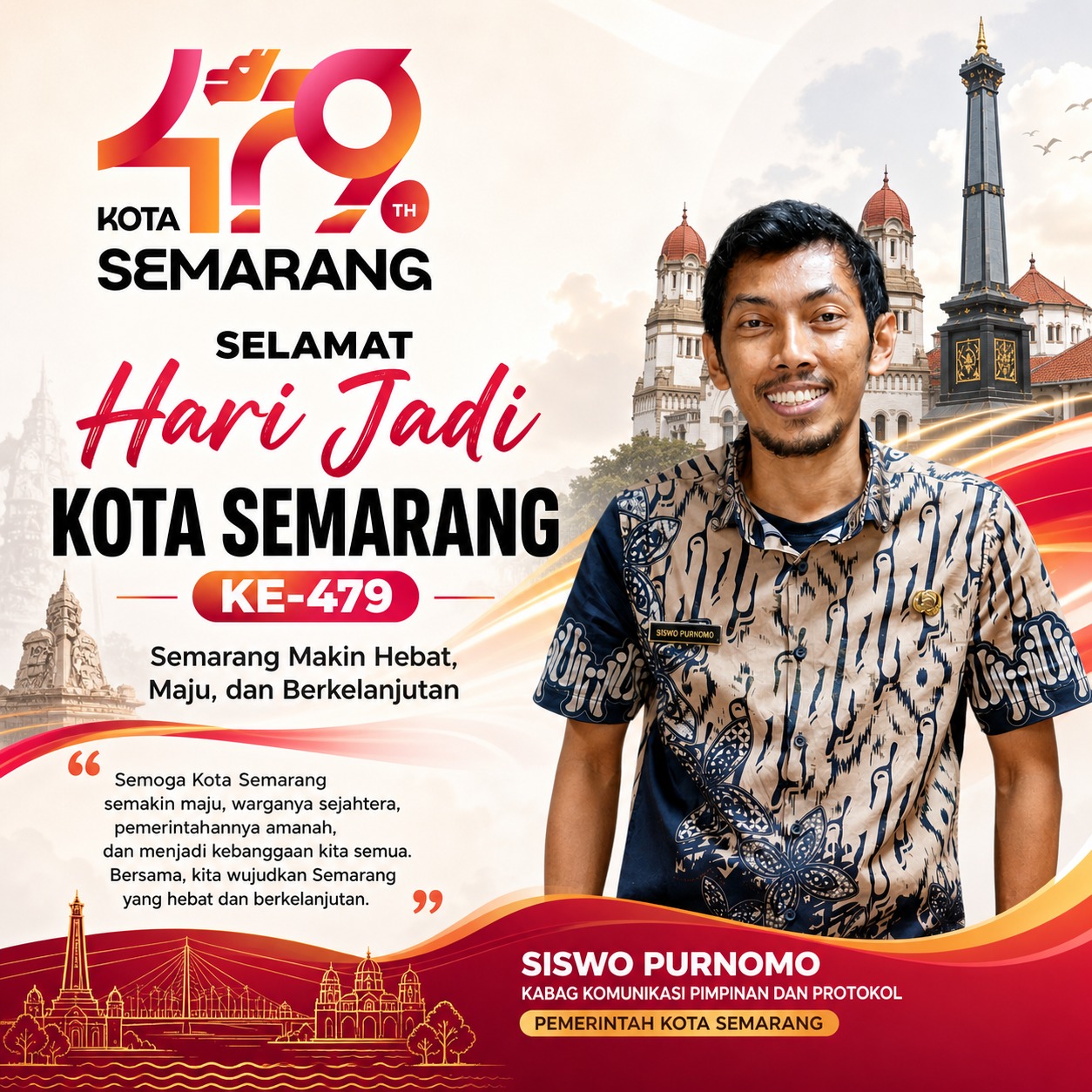 HUT Semarang - kebag komunikasi