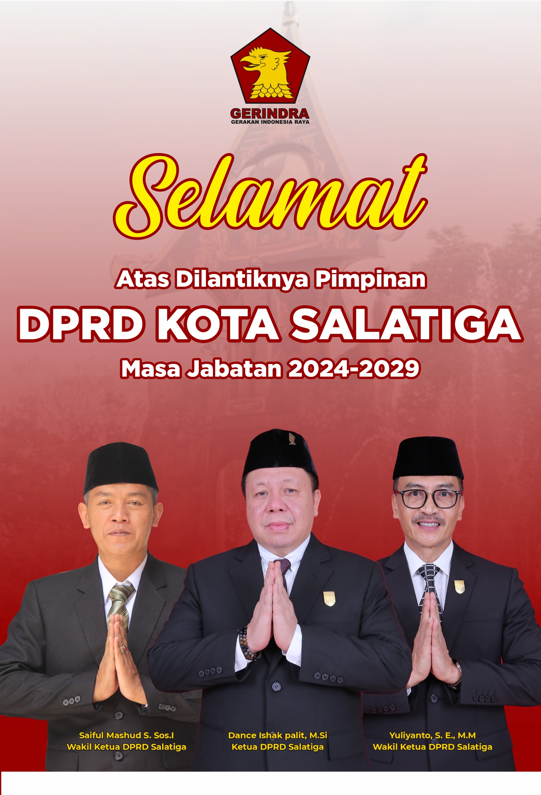 Dilantik dprd salatiga - gerindra