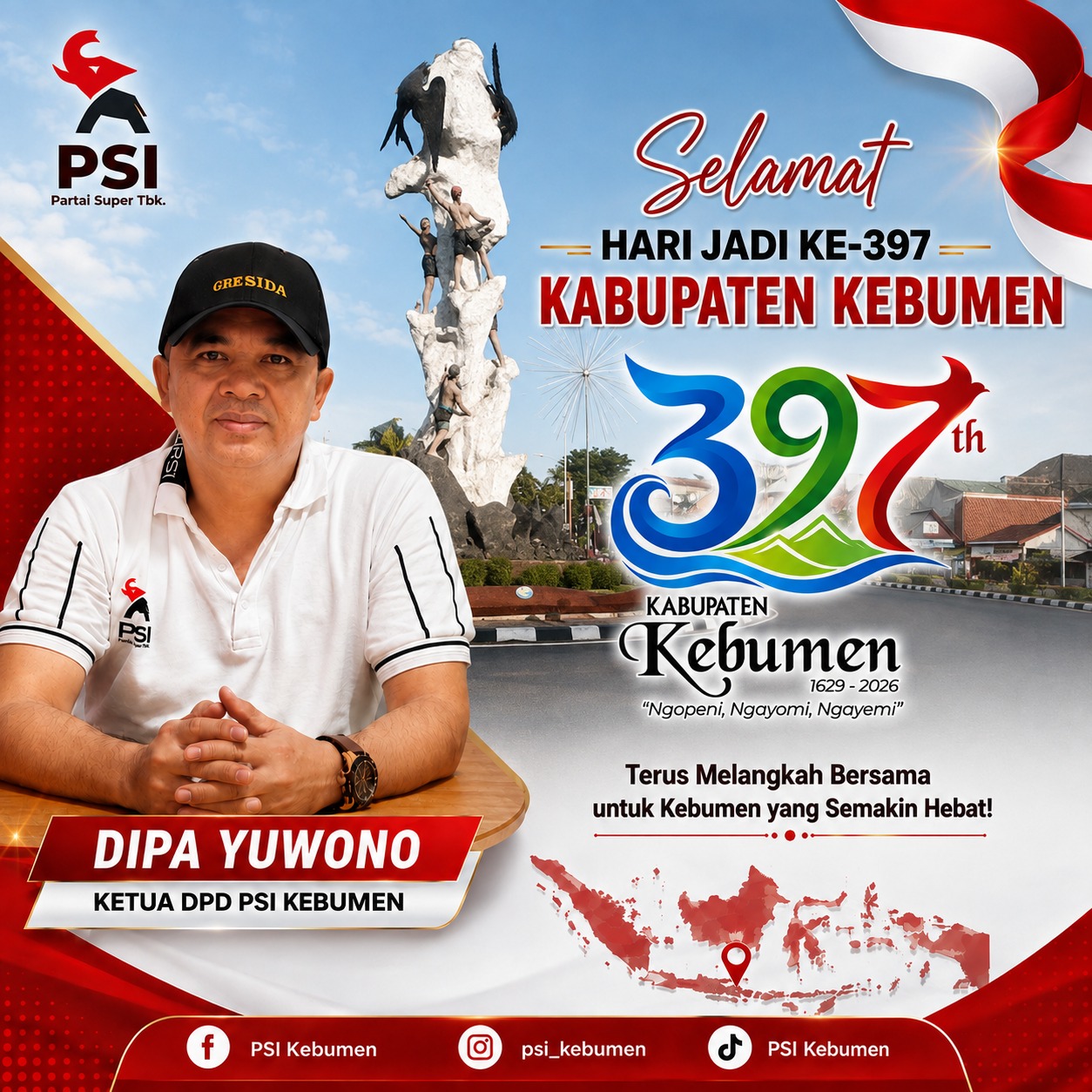 HUT kebumen - ketua DPD PSI Kebumen HUT kebumen - ketua DPD PSI Kebumen