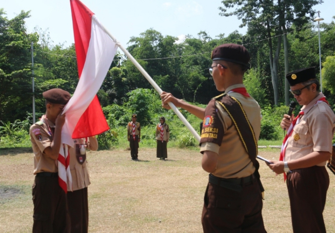 SMK Negeri 2 Adiwerna Kabupaten Tegal Adakan Pelantikan Penegak Bantara