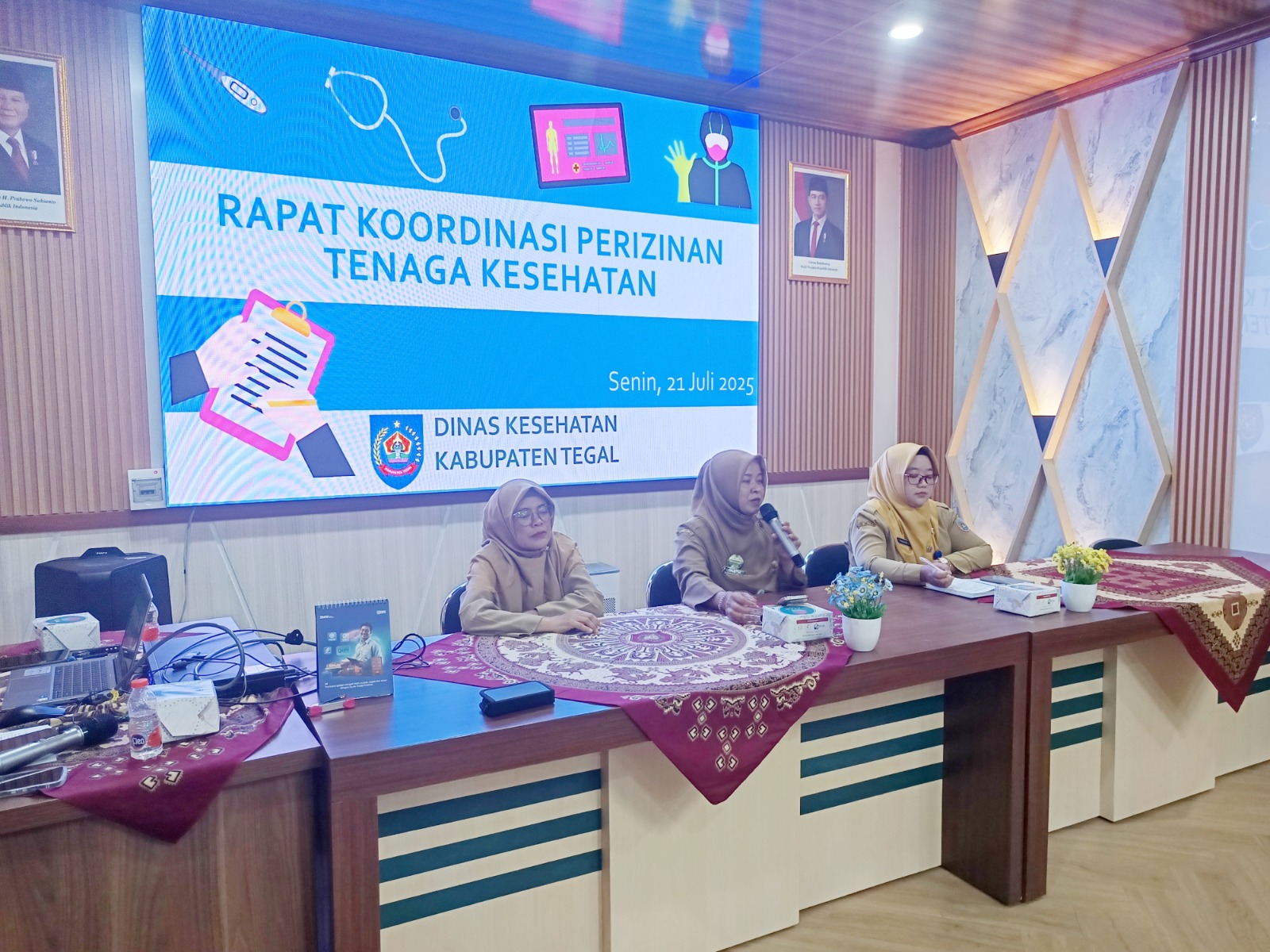 Dinkes Kabupaten Tegal Gelar Rakor Perizinan Nakes, Perkuat Pemahaman SIP dan SKP ‎