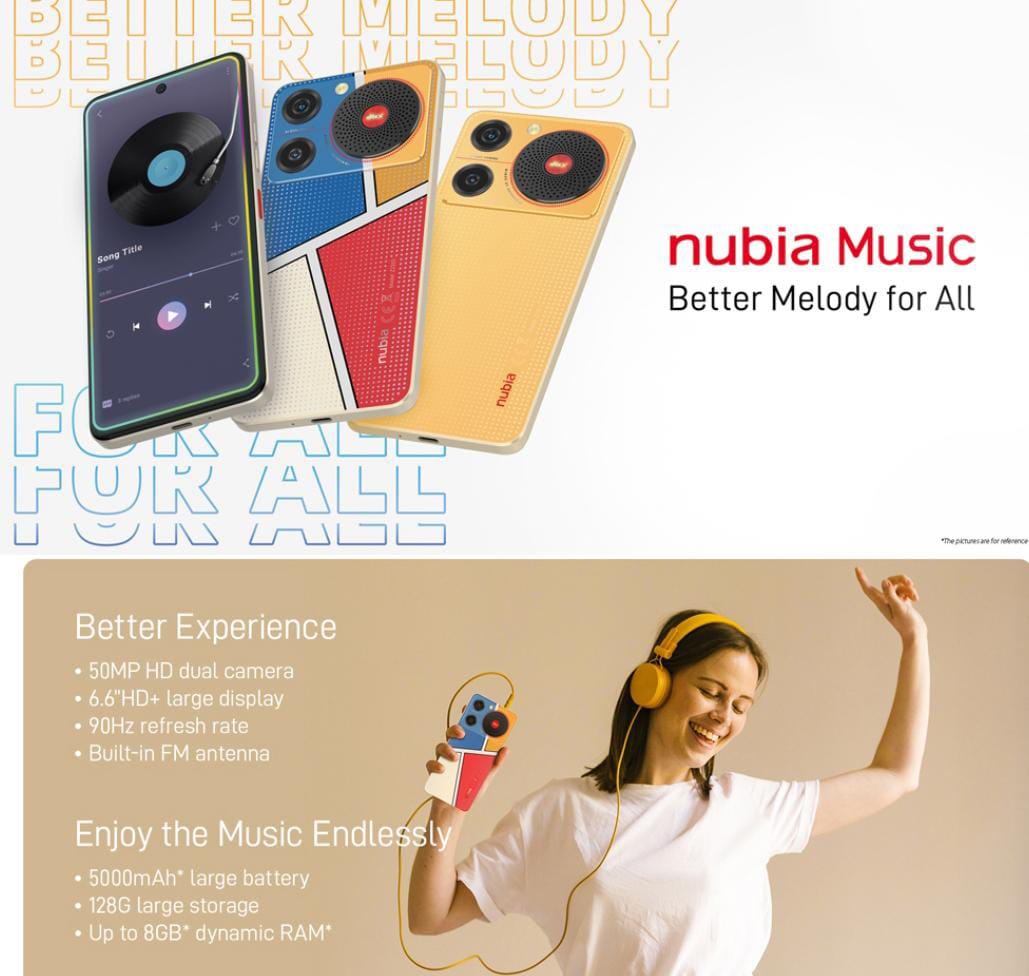 Perbanyak Pengalaman Musik dengan ZTE nubia Music Phone