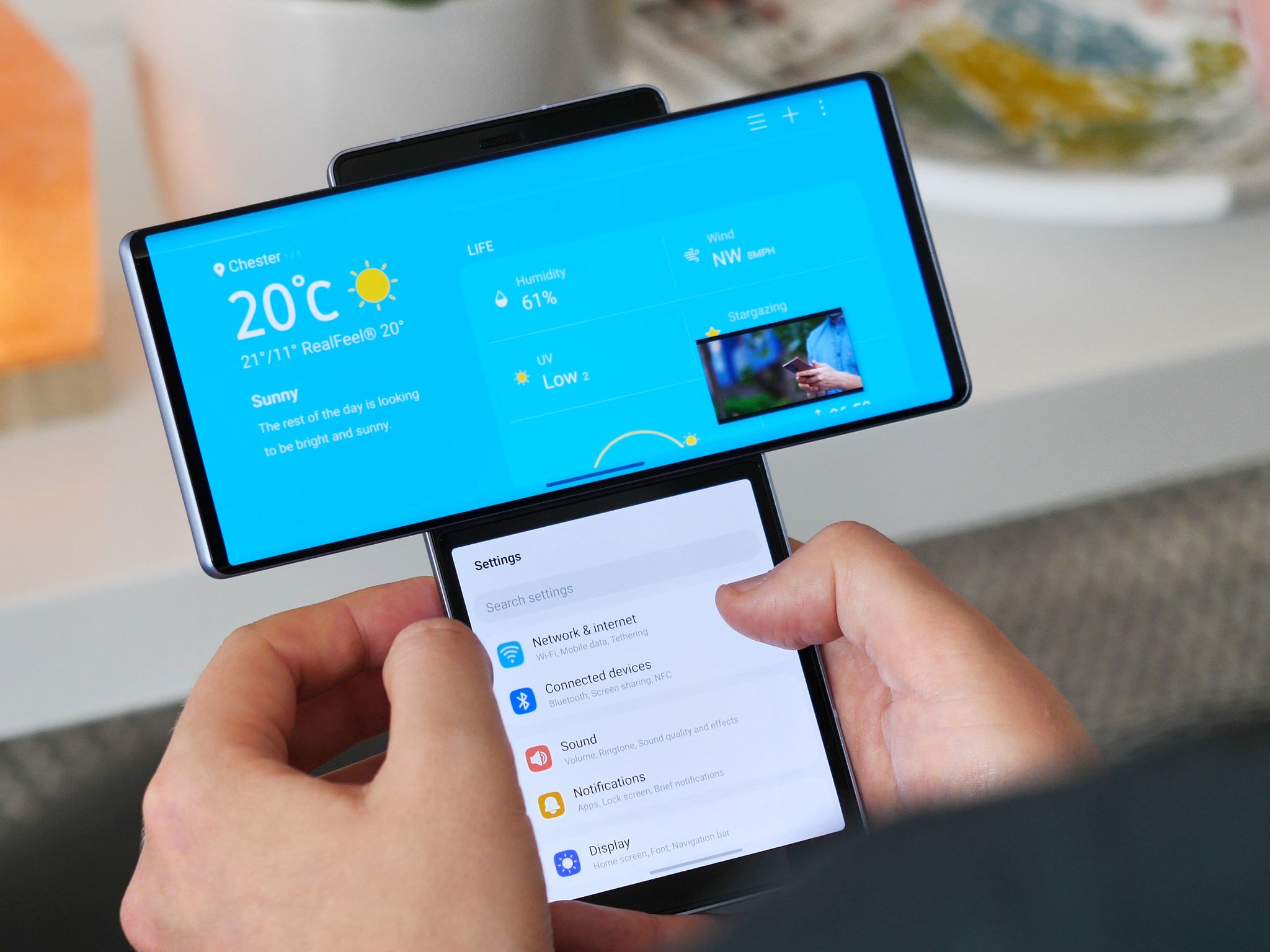 LG Wing 5G, Smartphone Desaign Horizontal dan Vertikal