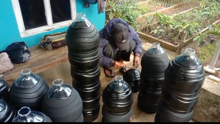 Dharma Wana Pemalang Ubah Limbah Jadi Sarana Penghijauan 