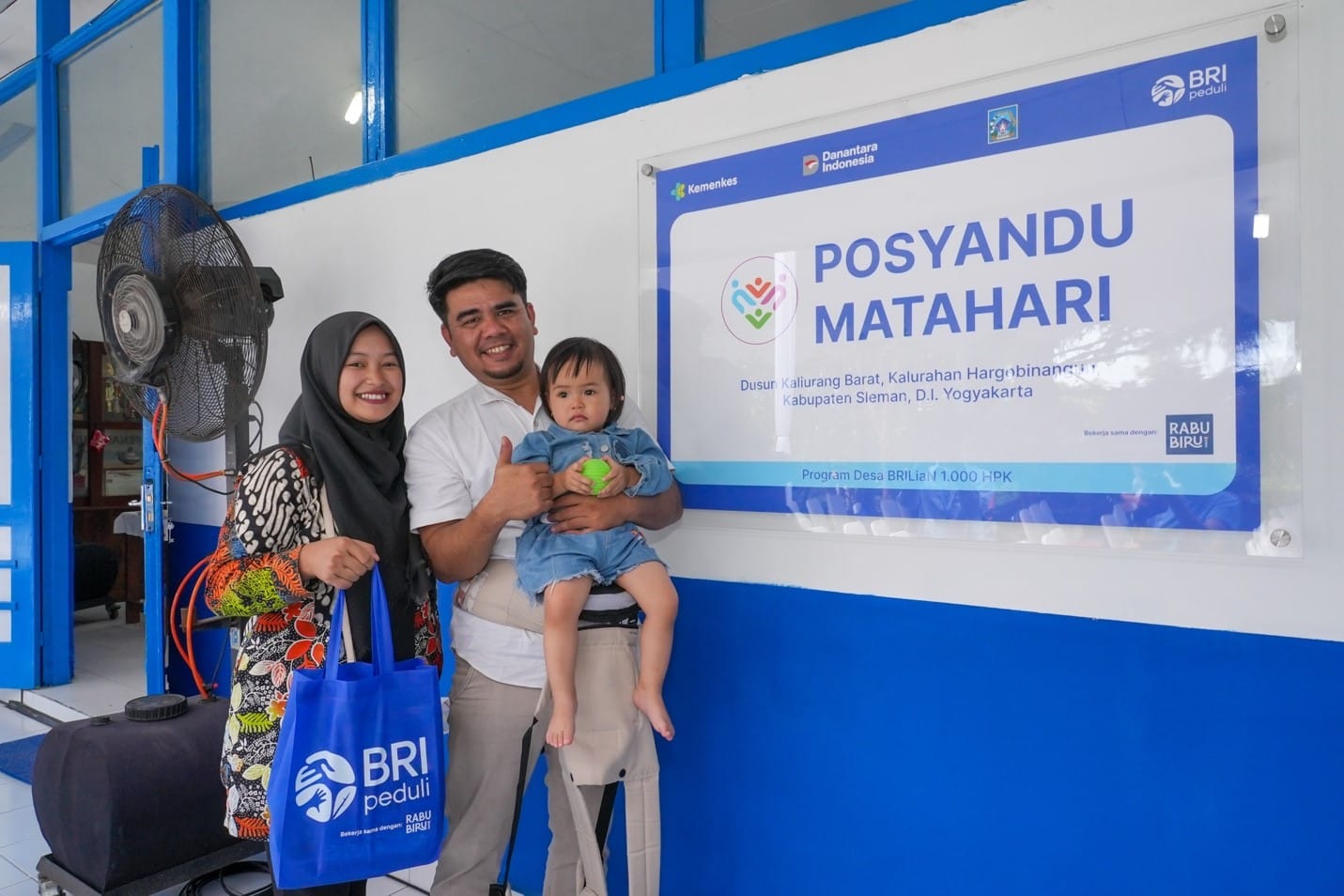 Program Desa Brilian 1000 Hari Pertama Kehidupan, BRI Peduli Bangun Posyandu Matahari Hargobinangun Sleman 