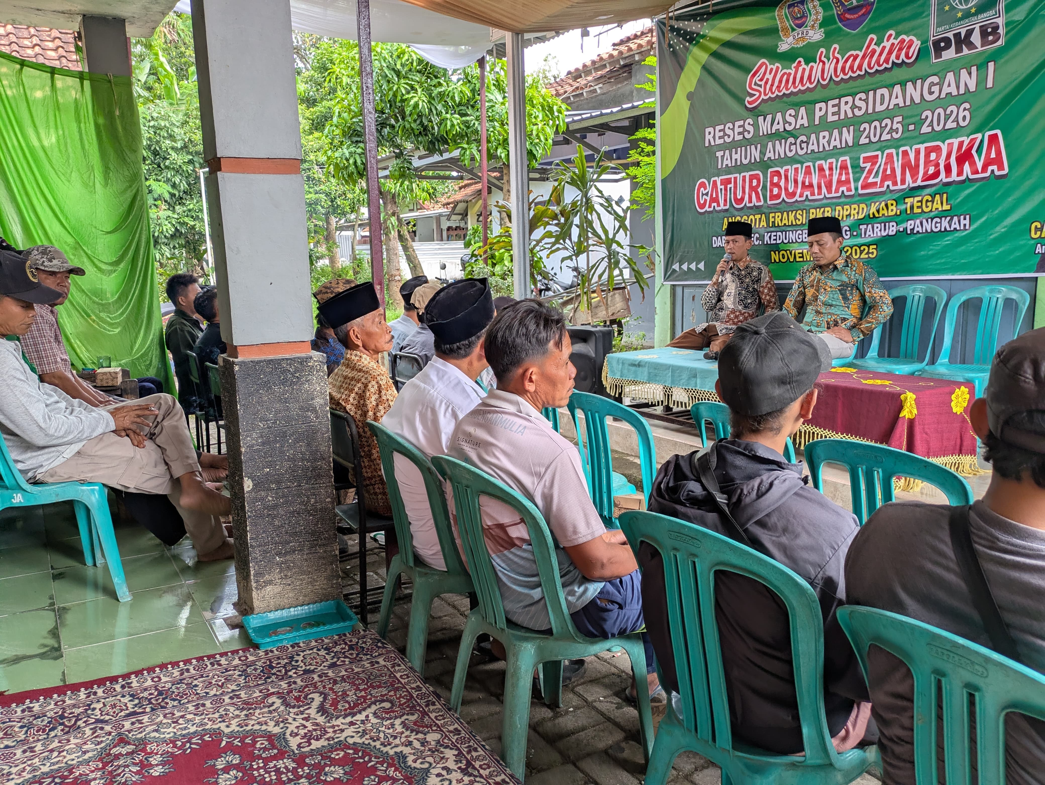 Lima Aspirasi Mengemuka di Reses Catur Buana Zanbika, Warga Tarub Minta Perbaikan Jalan hingga Irigasi