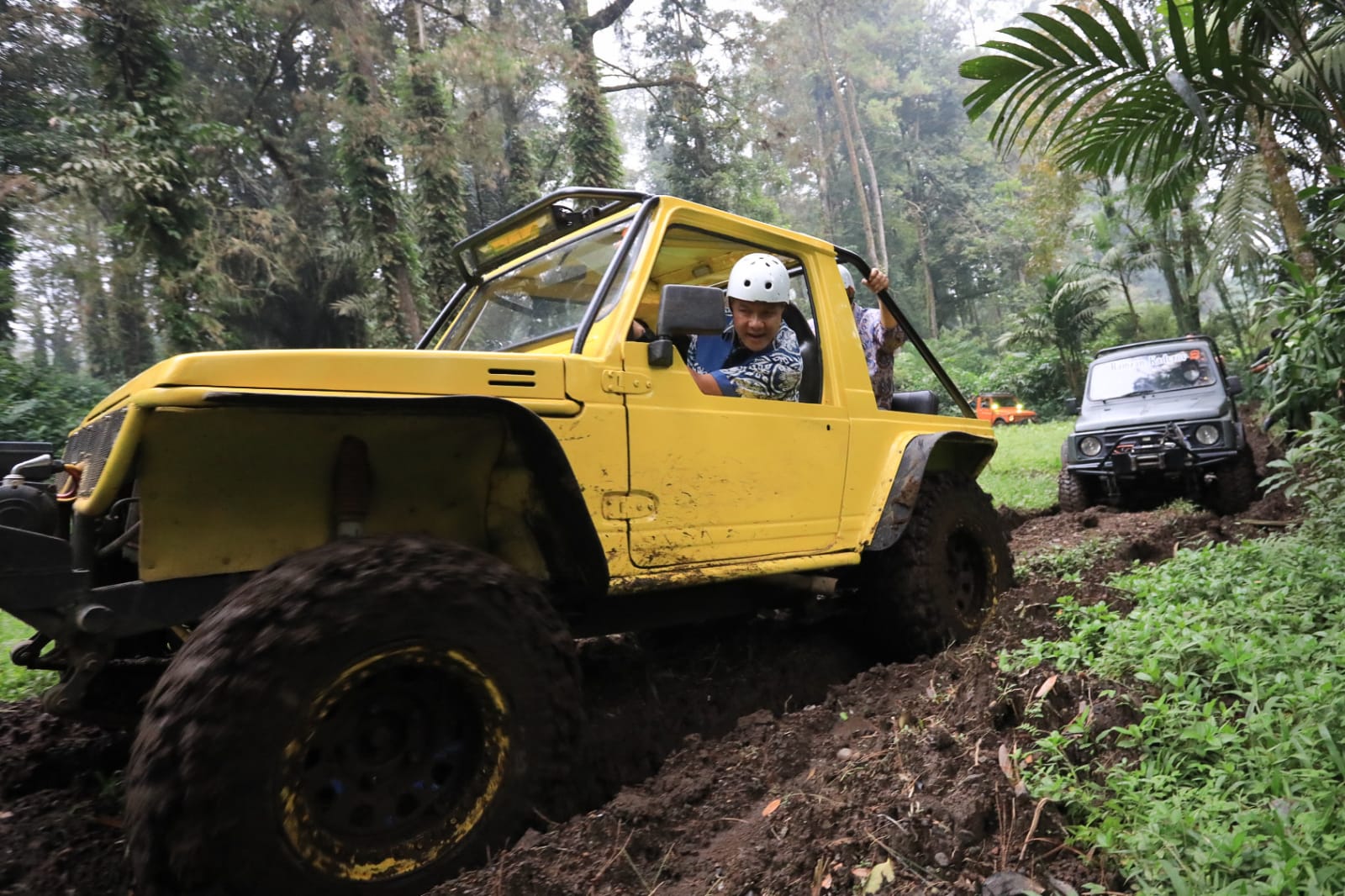 Offroad di Lereng Gunung Slamet, Ganjar : Sensasinya Luar Biasa