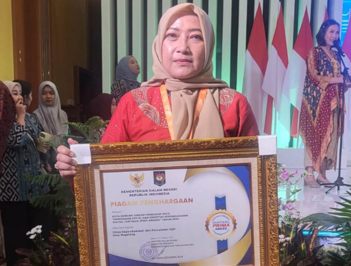 Perekaman E-KTP Capai 99,99 Persen, Kota Magelang Diganjar Dukcapil Prima Award 2024