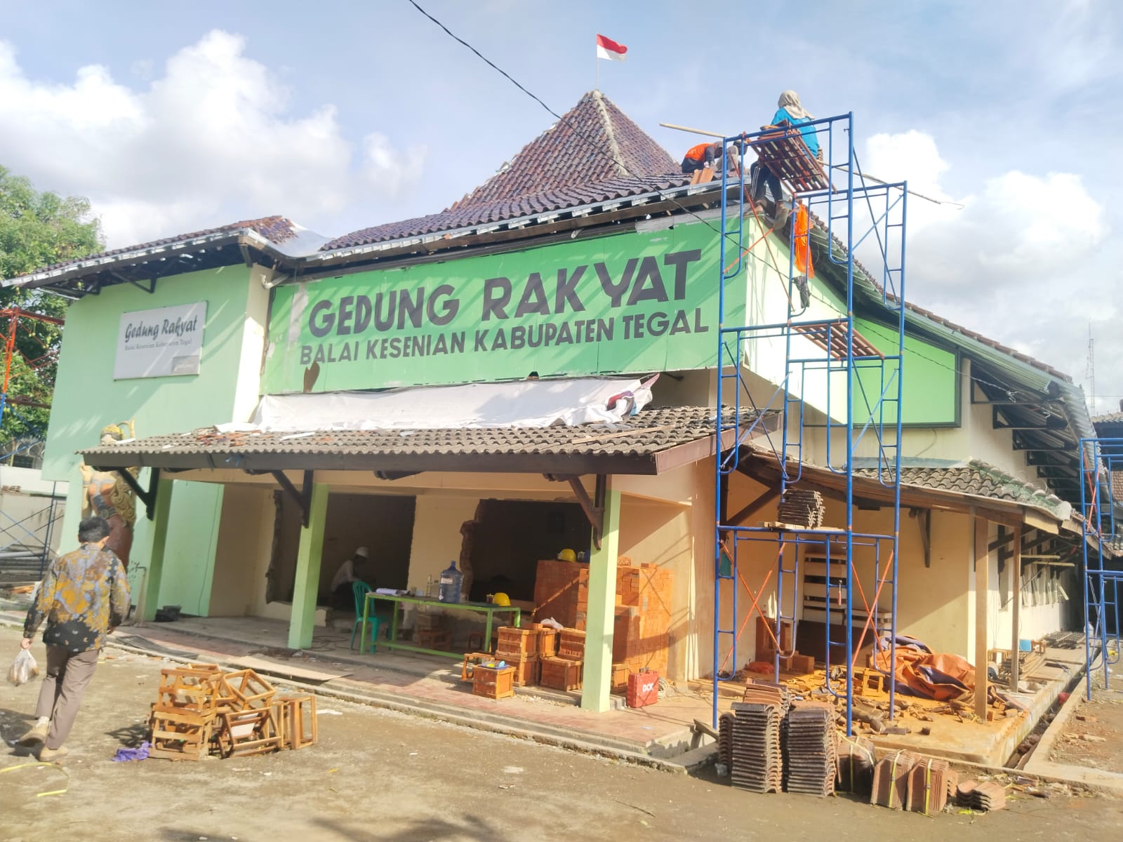 Proyek Lambat, Kementerian  Cek Revitalisasi Gedung Rakyat Slawi