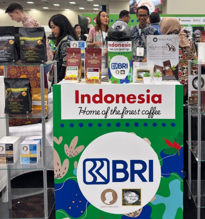 Tampil di Pameran Kopi Dunia di Amerika Serikat, UMKM Kopi Binaan BRI Tembus Pasar Internasional