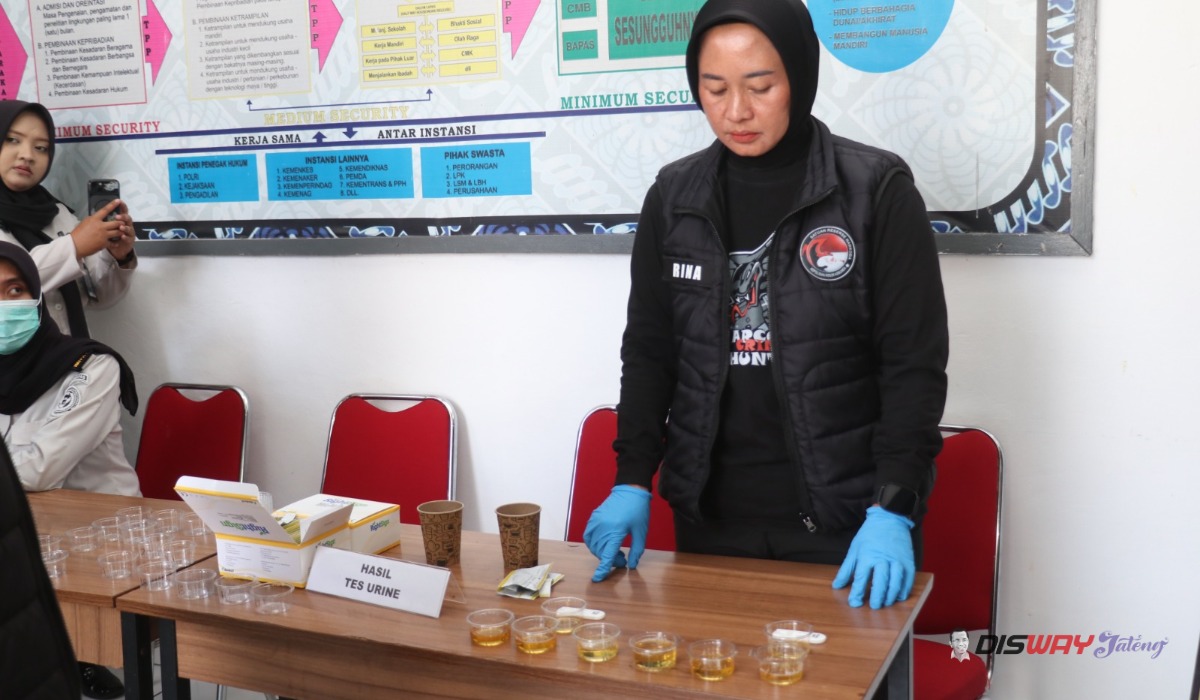 Tes Urine 24 Napi Narkoba di Lapas Kebumen, Polres Perketat Pengawasan
