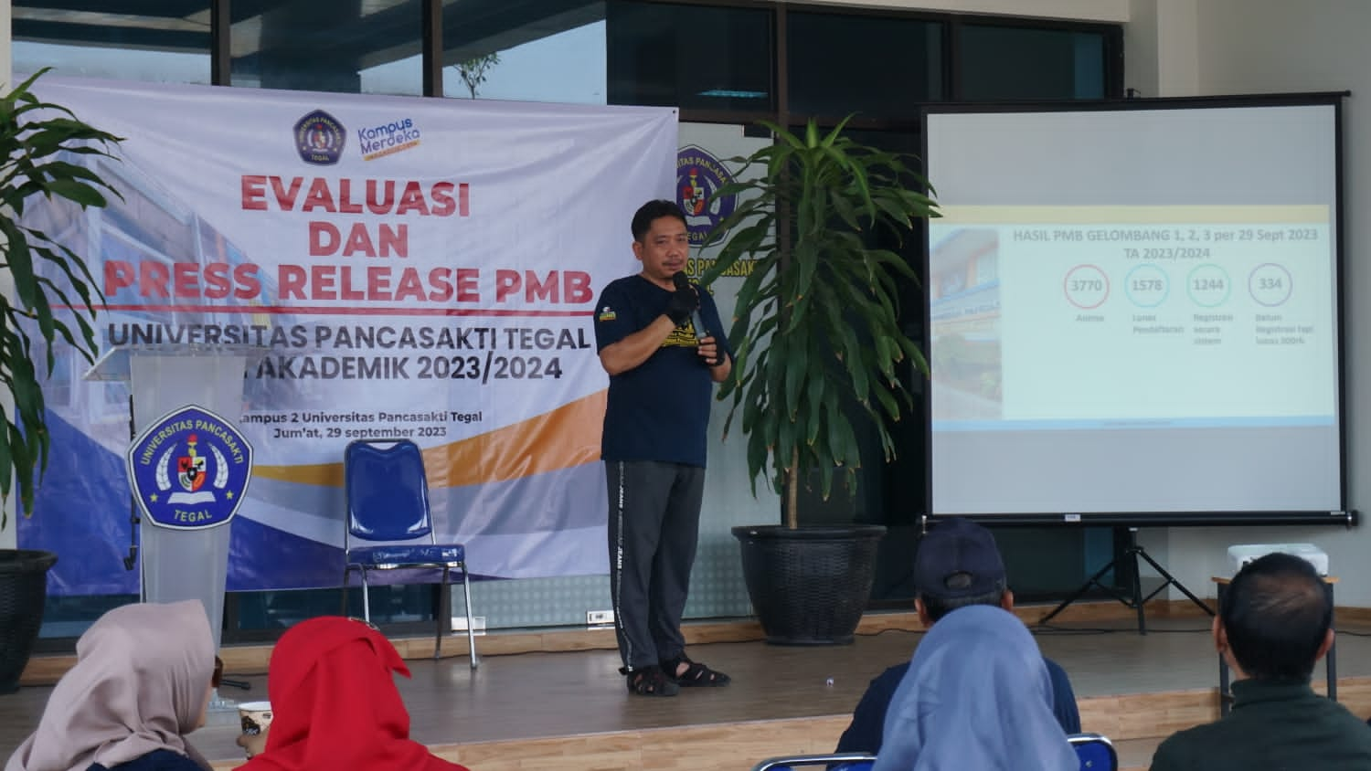 UPS Tegal Optimistis Target Penerimaan Mahasiswa Baru Tahun 2023/2024 Tercapai