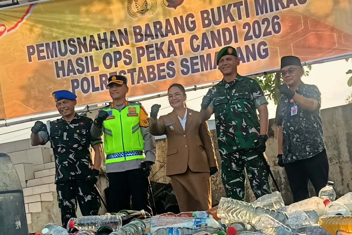 Polrestabes Semarang Ungkap 68 Kasus Narkotika Awal 2026, 84 Tersangka Diamankan