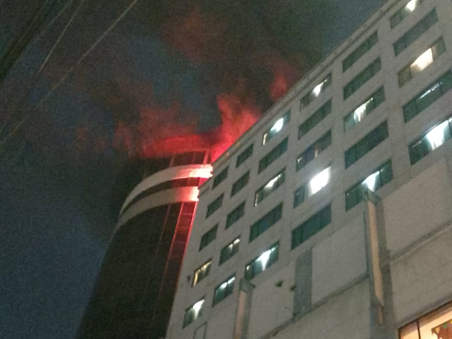 Kebakaran di Grand Arkenso Parkview Hotel, Api Dipadamkan Kurang dari Satu Jam