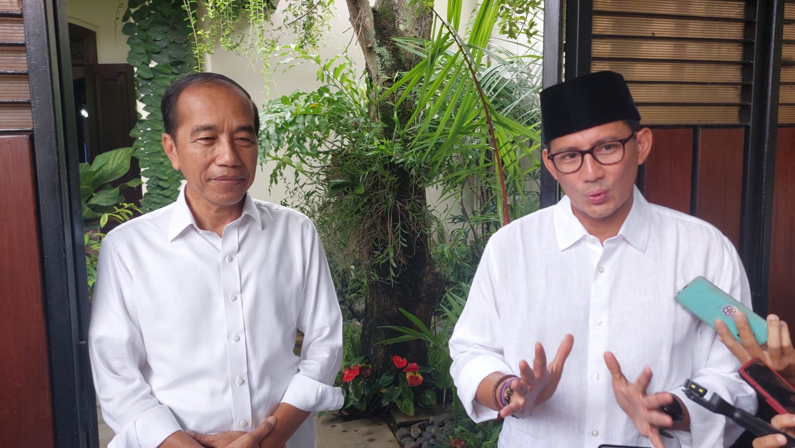 Kunjungi Jokowi di Solo, Sandiaga Uno Soroti Masalah Partai Perseorang