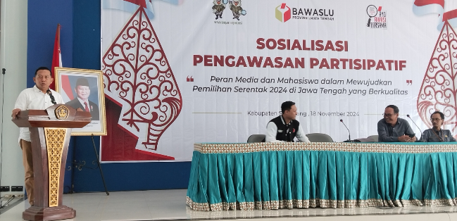 Anggota Bawaslu Provinsi Jateng Sosiawan: Mendekati Masa Tenang Semakin Tidak Tenang