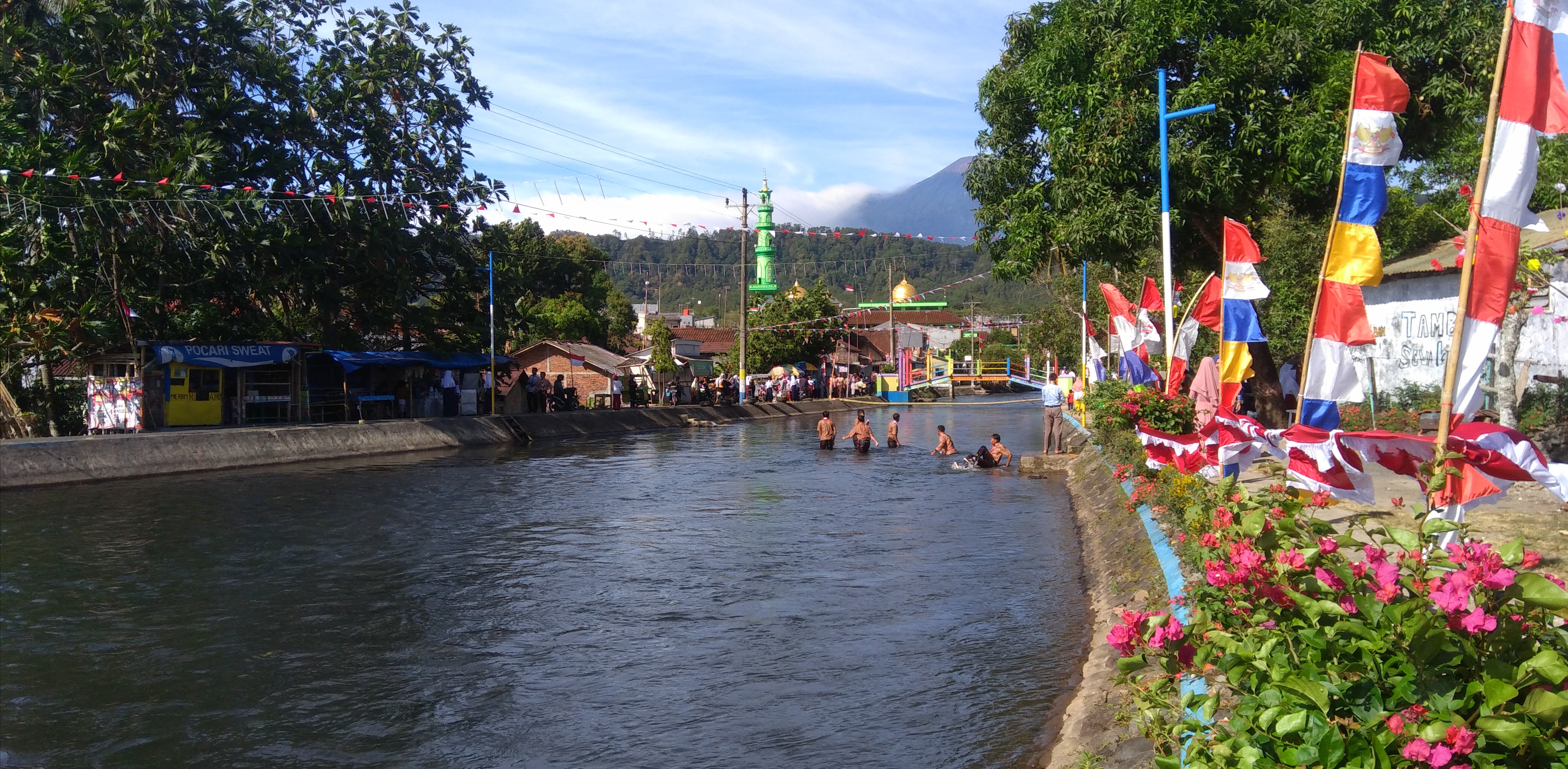 Sungai Celo di Kabupaten Pemalang Jadi Wisata Favorit Anak-anak 