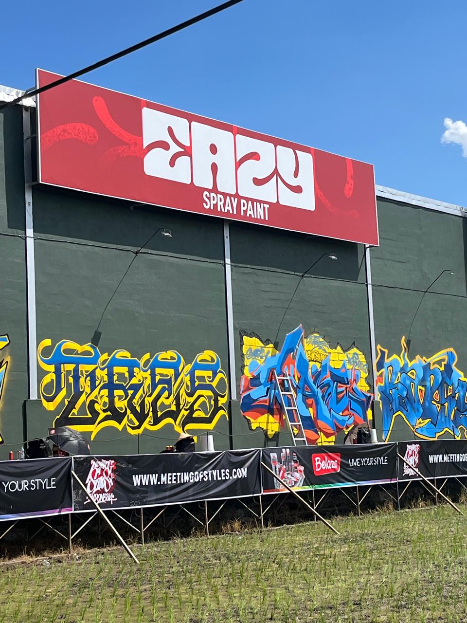 MOS 2026 Solo Raya, Seniman 19 Negara Suarakan Perdamaian Lewat Mural