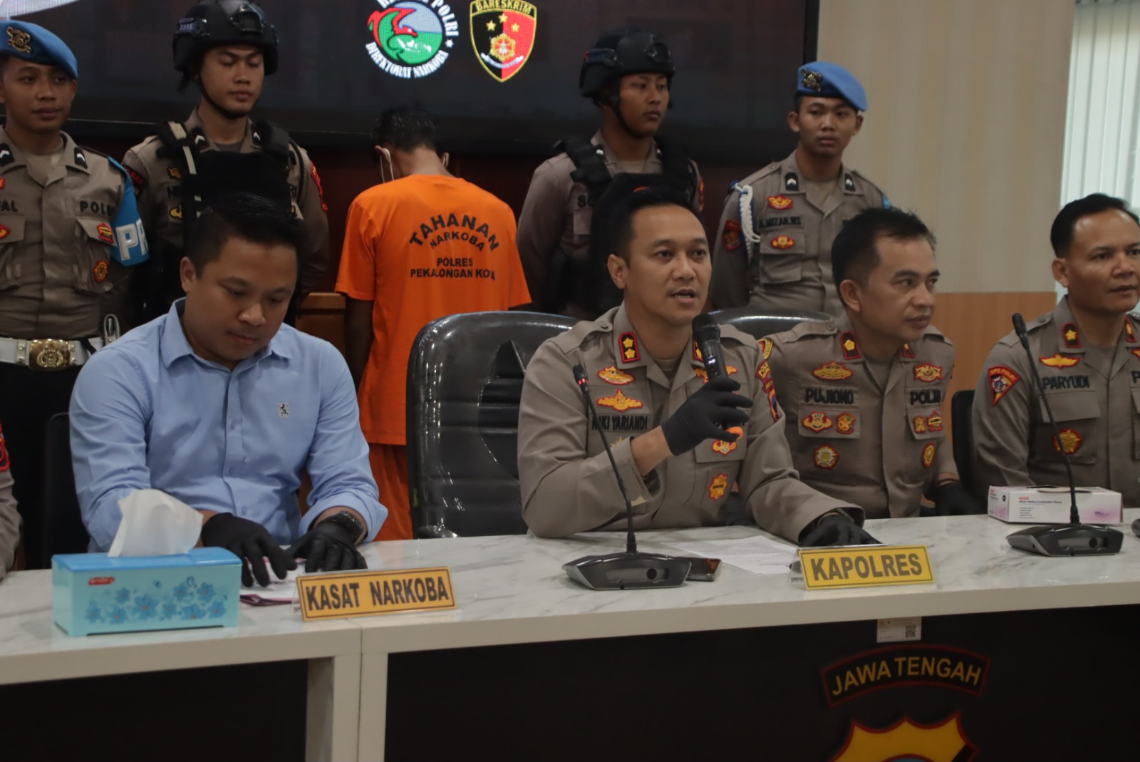 Polres Pekalongan Kota Gagalkan Peredaran 3 Kg Ganja & Sabu