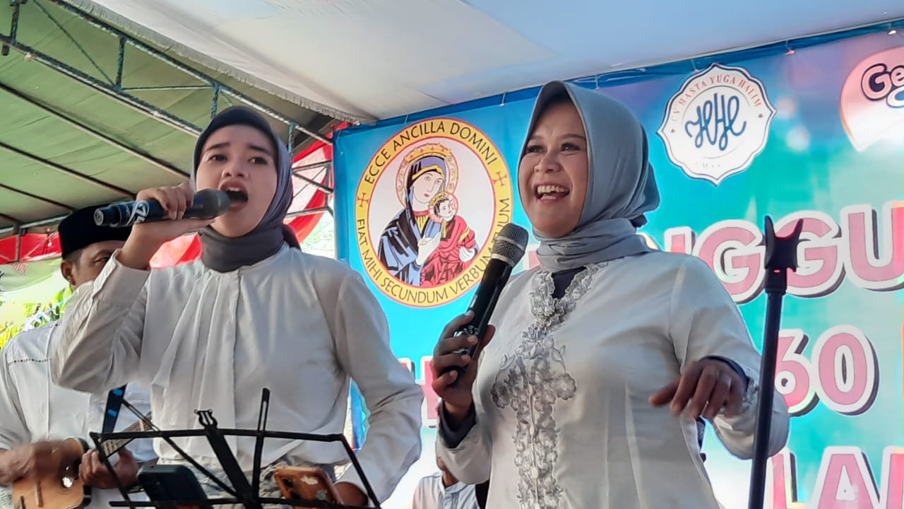 Junjung Toleransi, Grup Nasida Ria Meriahkan HUT ke-60 Paroki di Gereja Mater Dei