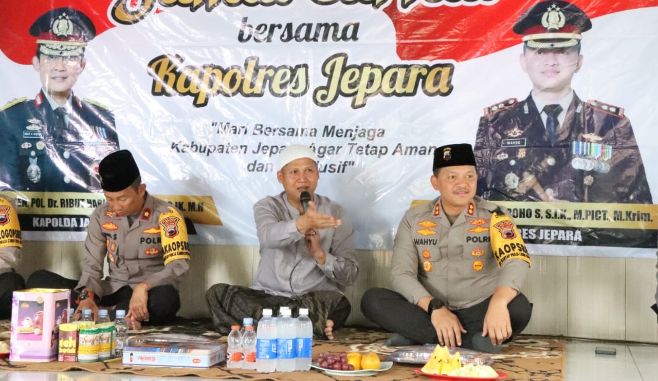 Redam Konflik Jelang Pilkada, Kapolres Jepara Rangkul Ulama Ademkan Tensi Politik