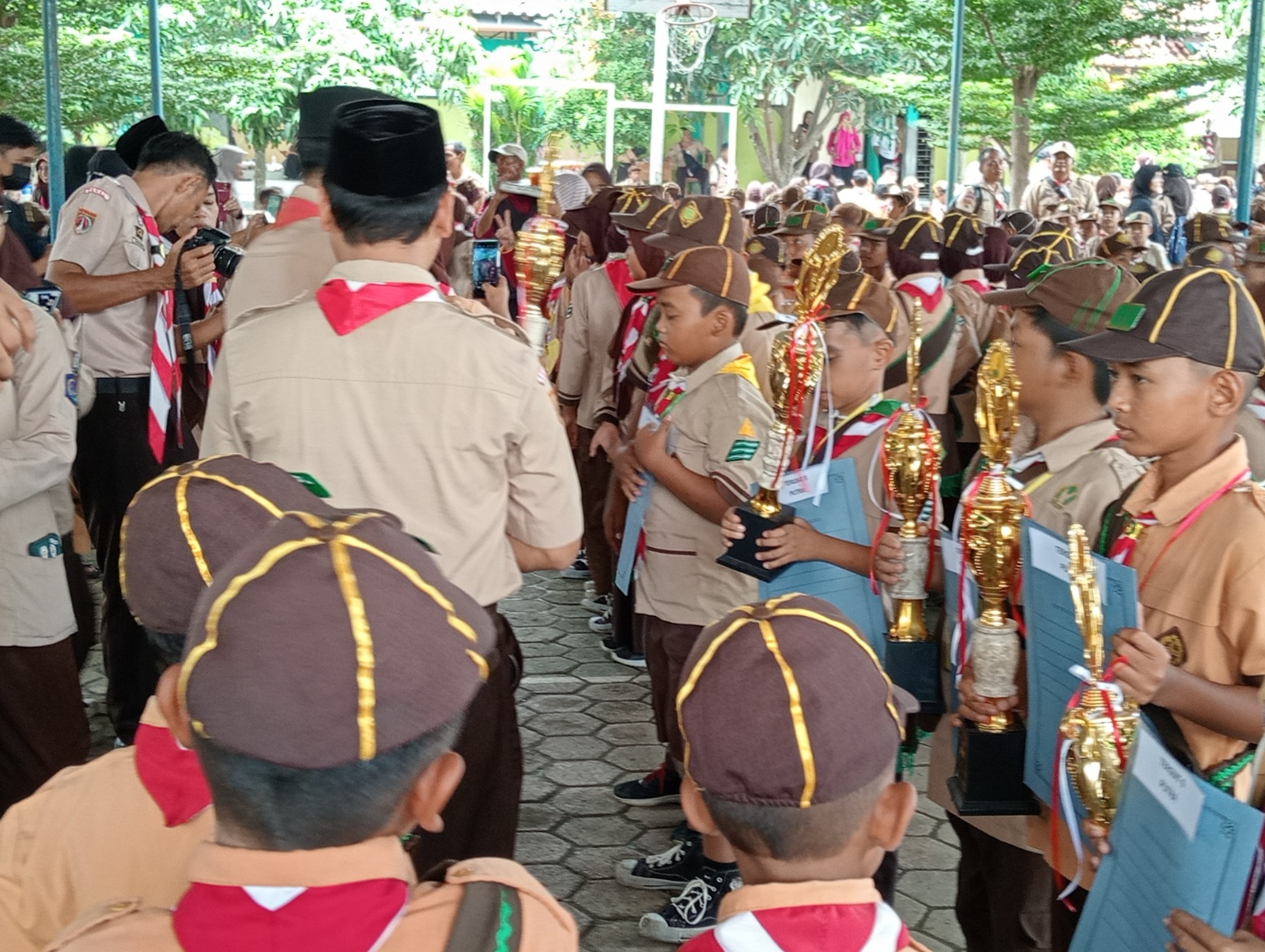 SMP Negeri 2 Margasari Kabupaten Tegal Sukseskan Pesta Siaga