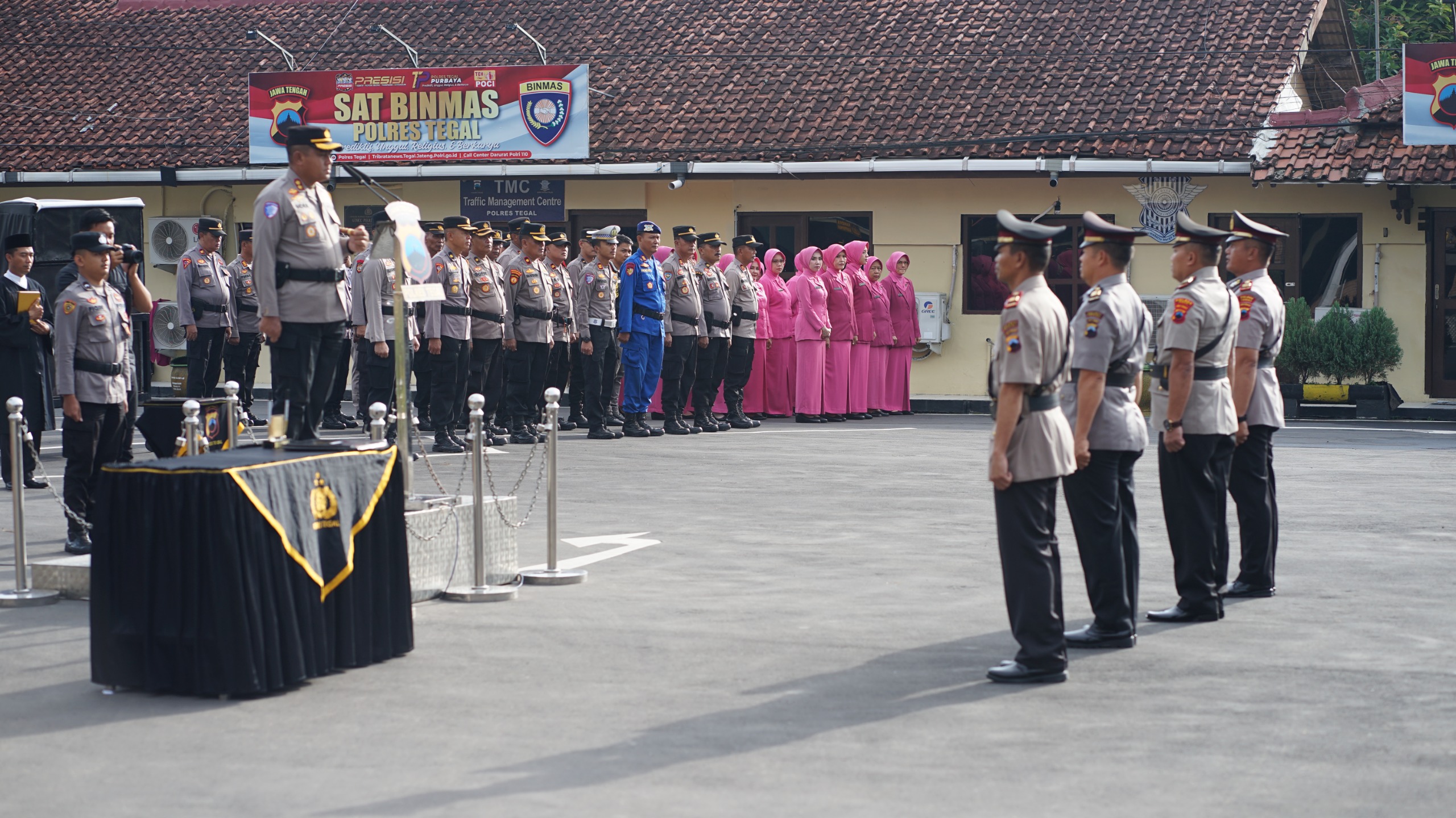 Rotasi Jabatan Perwira Dilakukan di Polres Tegal 