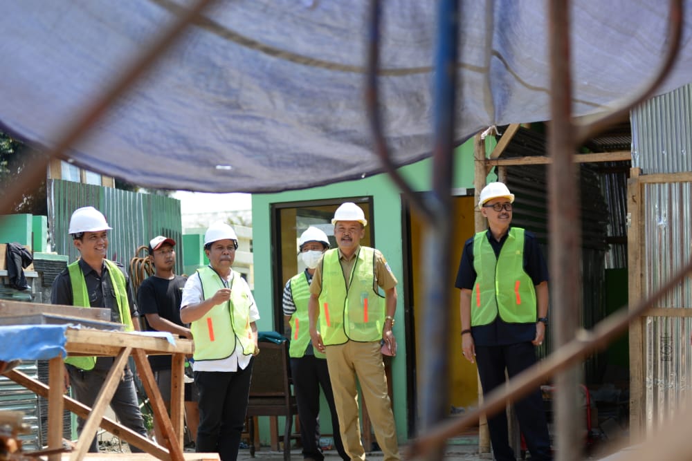 Komisi 1 DPRD Kabupaten Tegal Sidak Pembangunan Gedung Perpusda, Ada Apa?