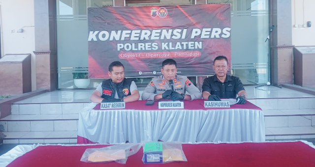 Peredaran Upal di Klaten, Polisi :  Pelaku Manfaatkan Anak-anak 