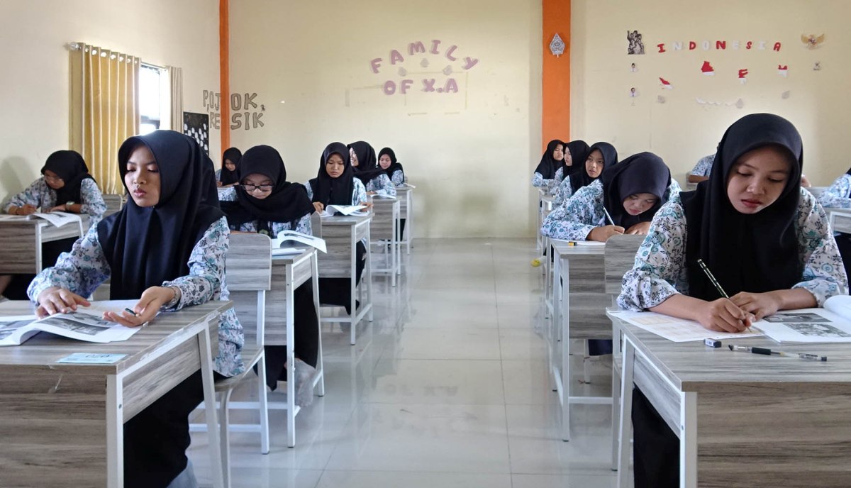 100 Siswa MAN Kota Tegal Ikuti Tes TUICT Gratis
