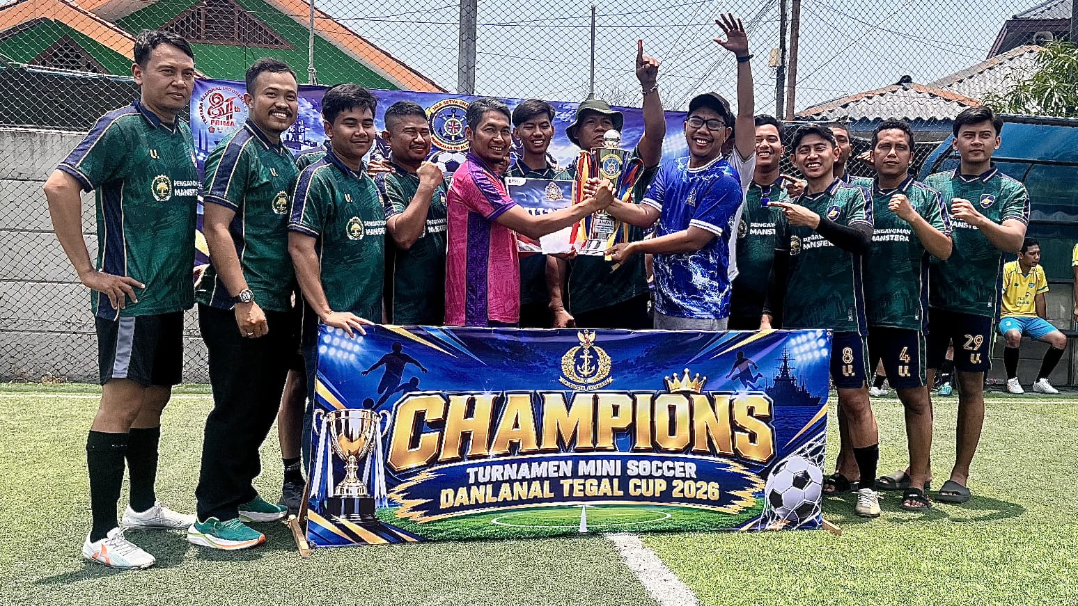 Lapas Tegal Raih Juara III Danlanal Cup, Momentum Perkuat Sinergi Antarinstansi  
