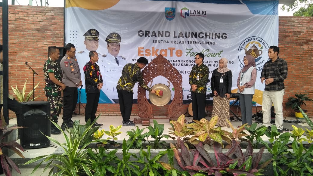 Dinsos Kabupaten Tegal Launching Sentra Kreasi Trengginas ‎