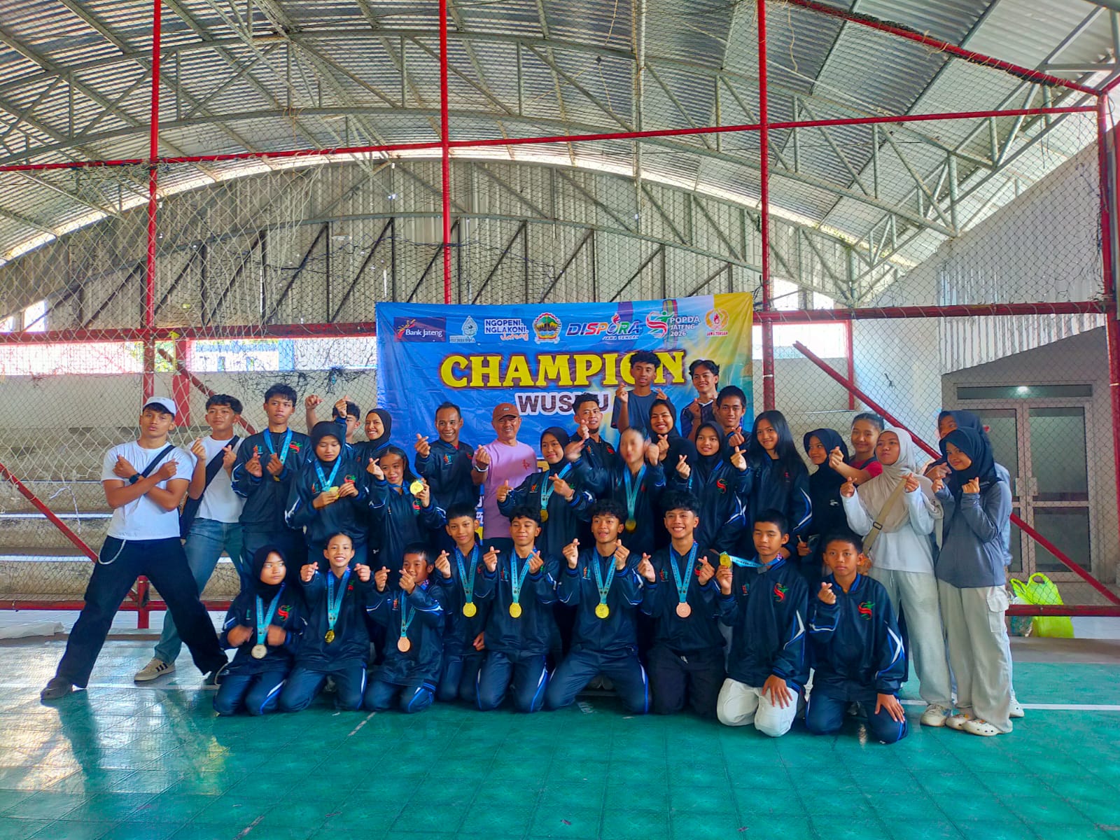Cabor Wushu dari Kontingen Salatiga Jadi Penyumbang Medali Emas di Popda Jateng 2026
