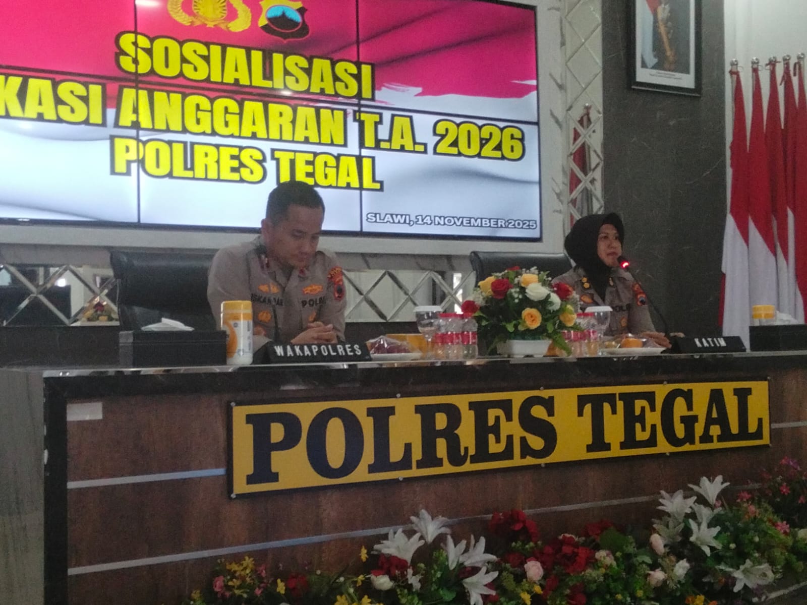 Alokasi Anggaran Polres Tegal Alami Penurunan