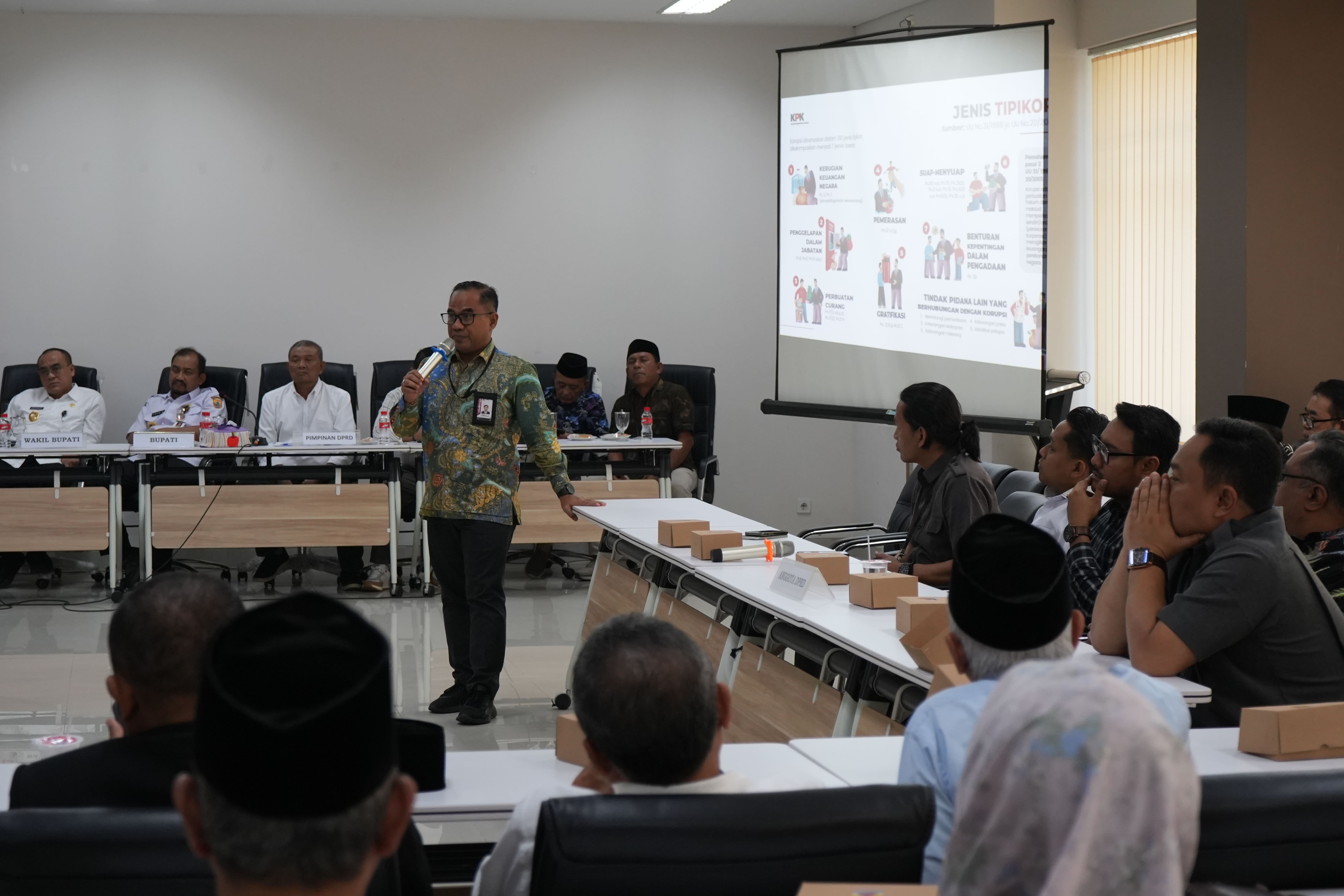 KPK Ungkap Area Rawan Korupsi di Hadapan DPRD dan Pemkab Pemalang