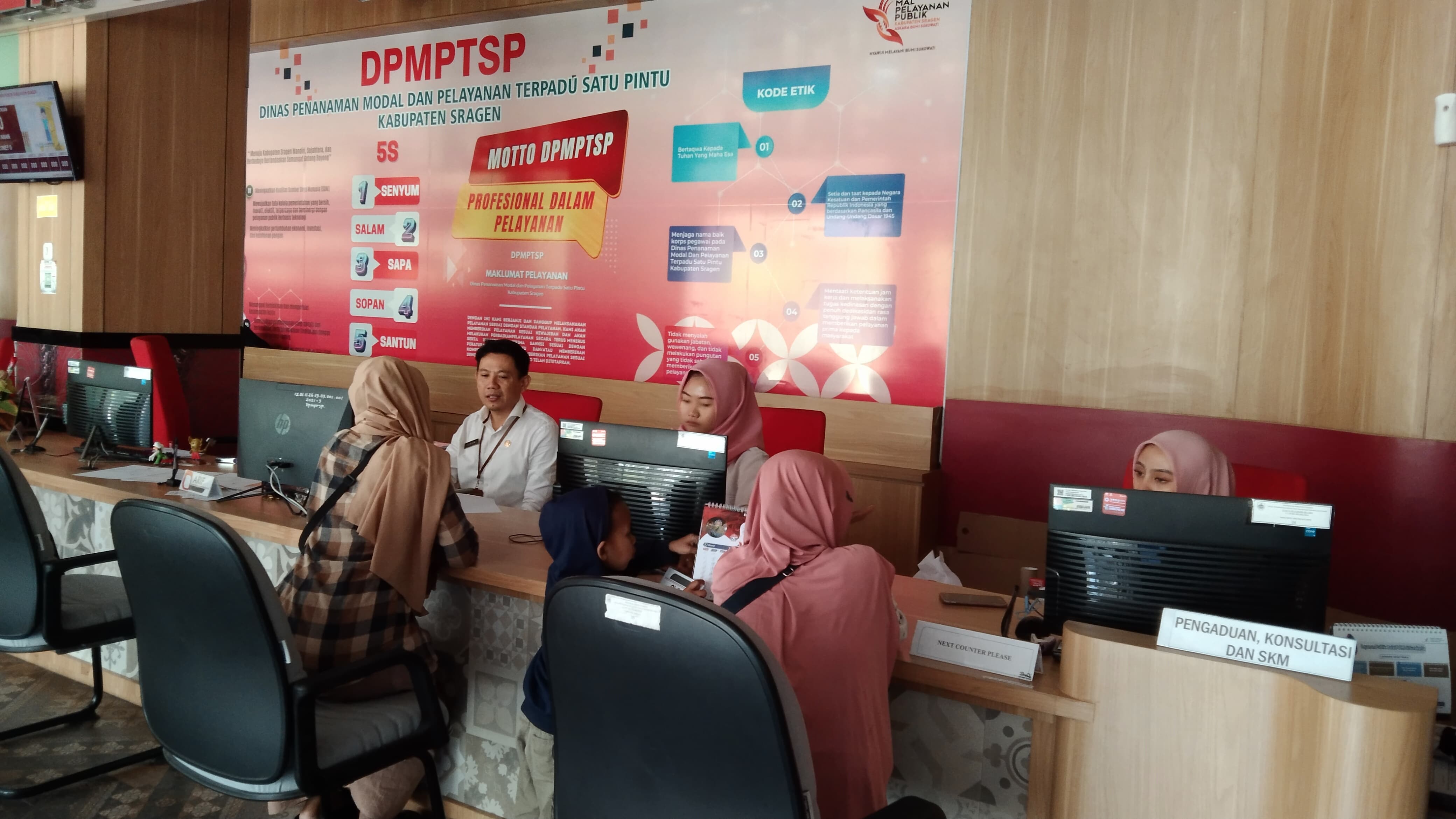 Pemohon NIB Sub Pangkalan Naik, Server OSS DPMPTSP Sragen Lelet