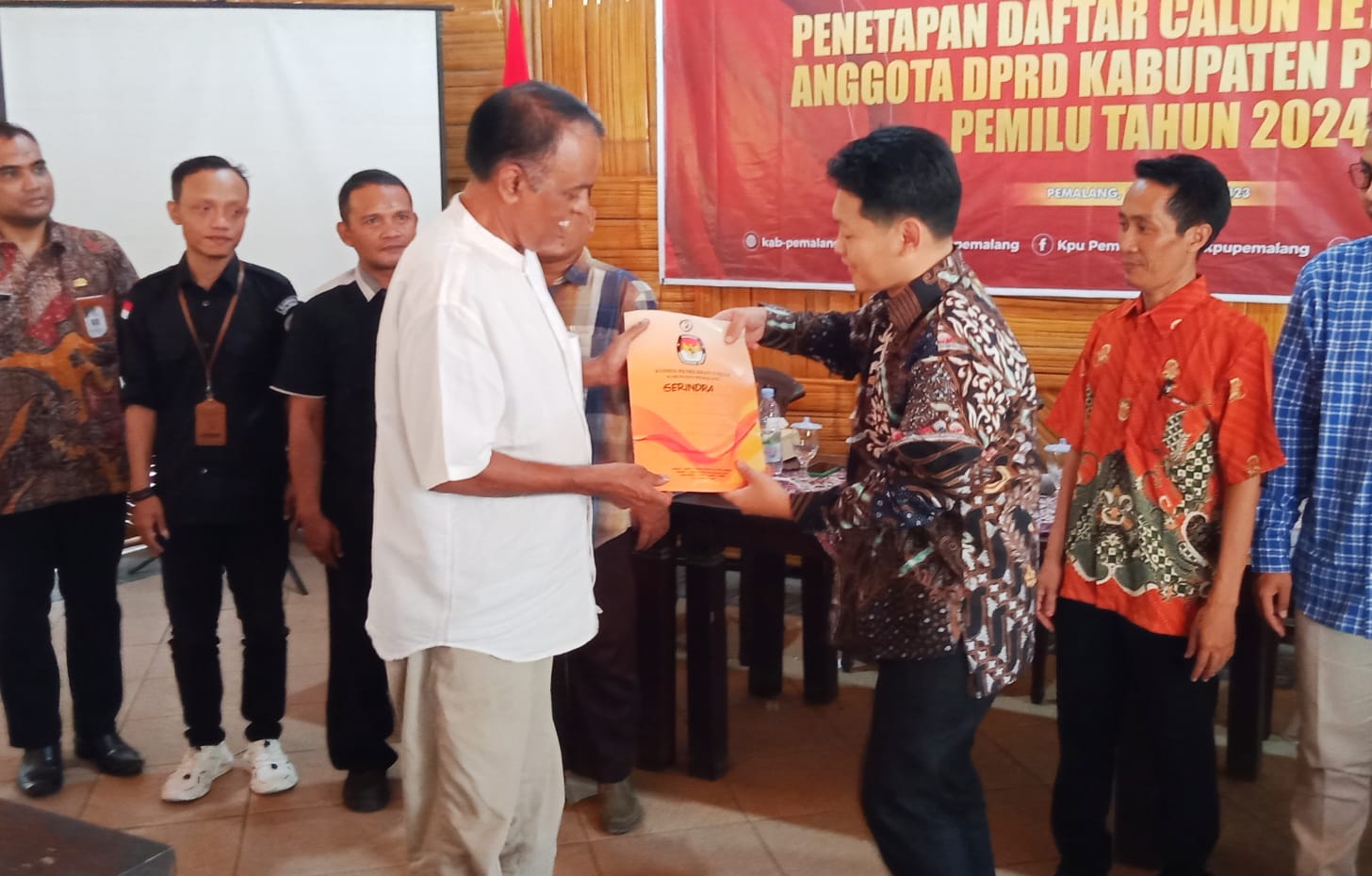 KPU Kabupaten Pemalang Resmi Tetapkan DCT Pemilu Tahun 2024