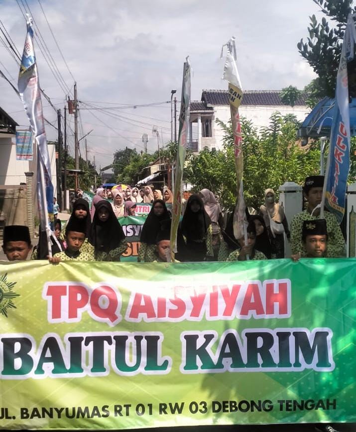 Jelang Bulan Ramadhan, TPQ Aisyiyah Debong Tengah Adakan Khotmil Bersama