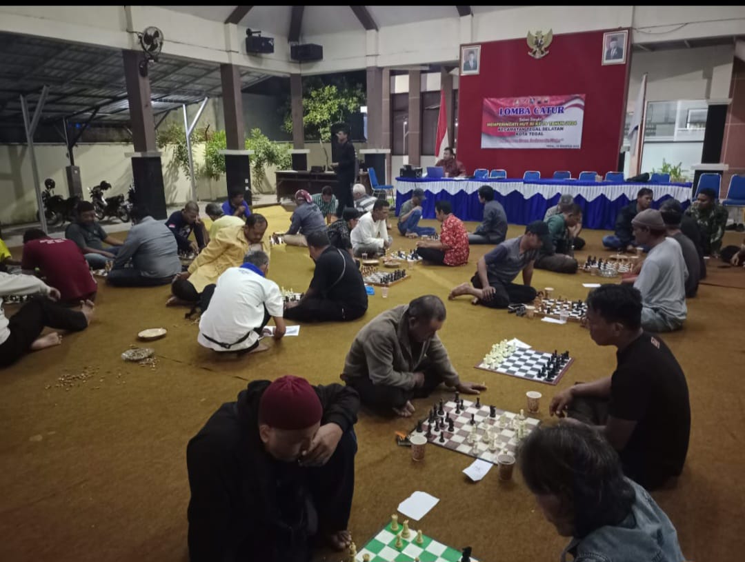 32 Peserta Ramaikan Lomba Catur di Tegal Selatan Kota Tegal 