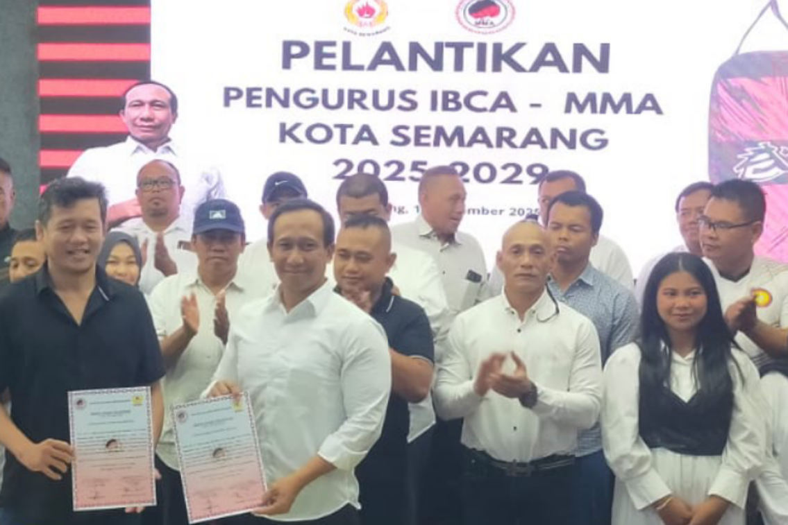 Zainal Petir Pimpin IBCA MMA Kota Semarang, Dorong Pemkot Fasilitasi Venue Fighter