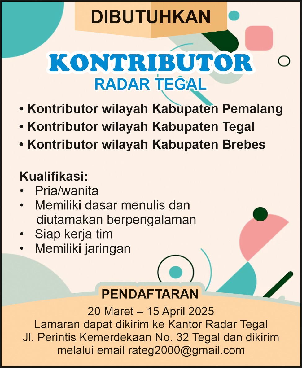 Siap Jadi Kontributor Radar Tegal, Segera Daftarkan Diri Anda