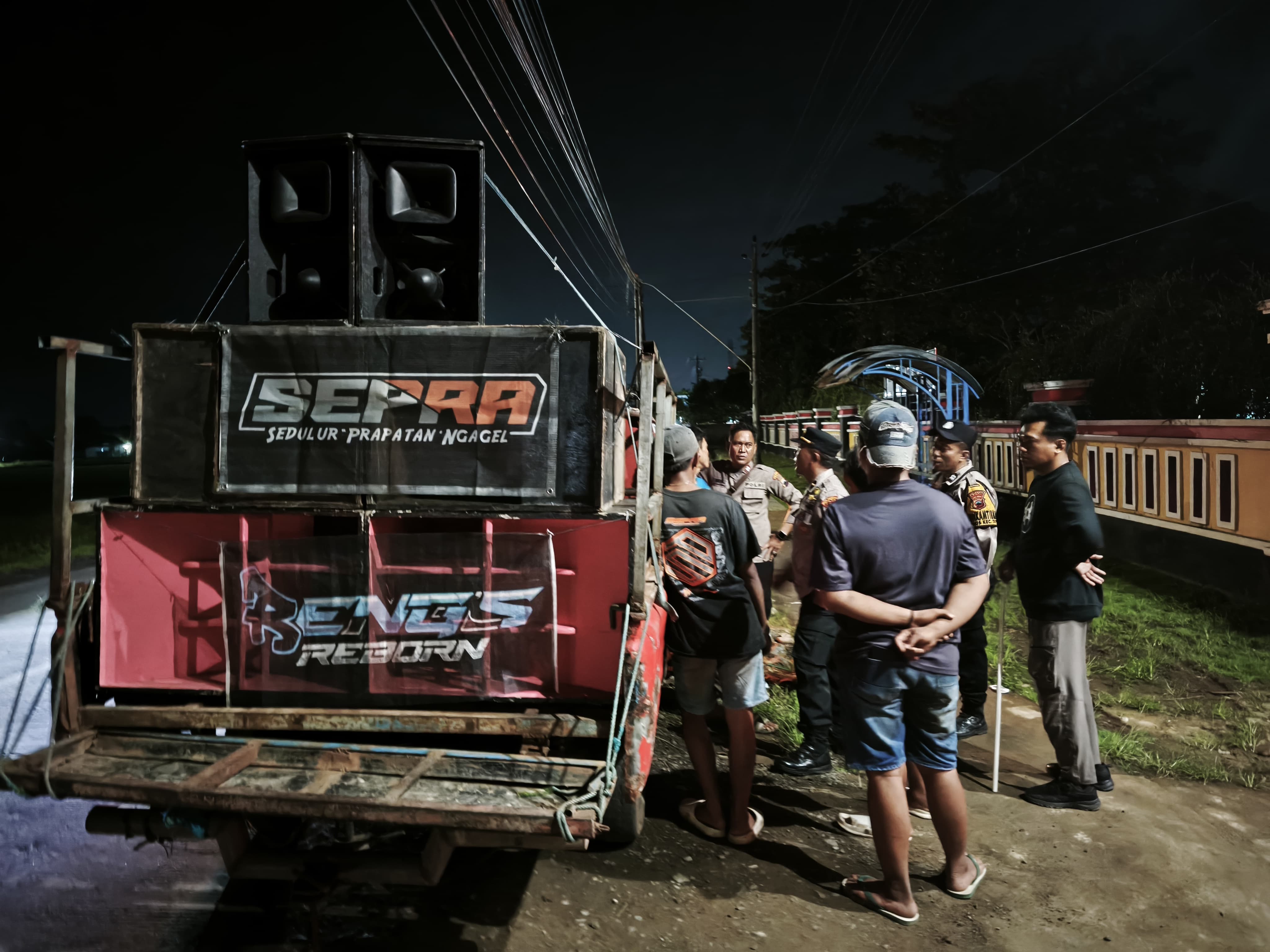 Mobil Pengangkut Sound System Bersuara Bising Dihadang Polisi, Bikin Resah Warga Tayu Pati