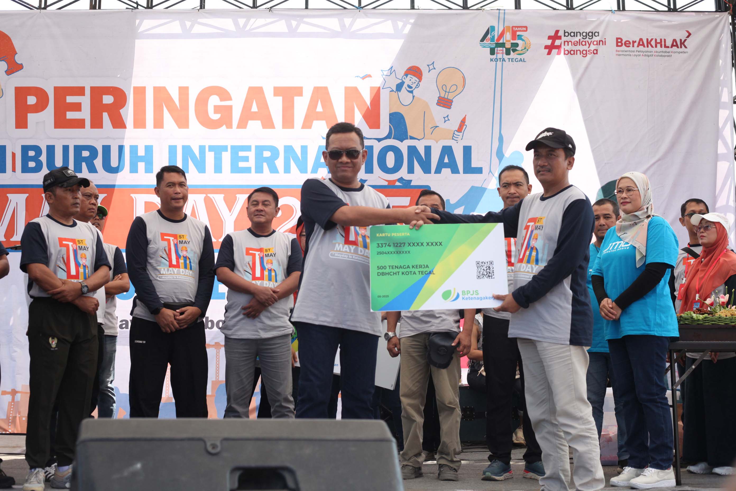 Peringatan May Day 2025 di Kota Tegal Meriah