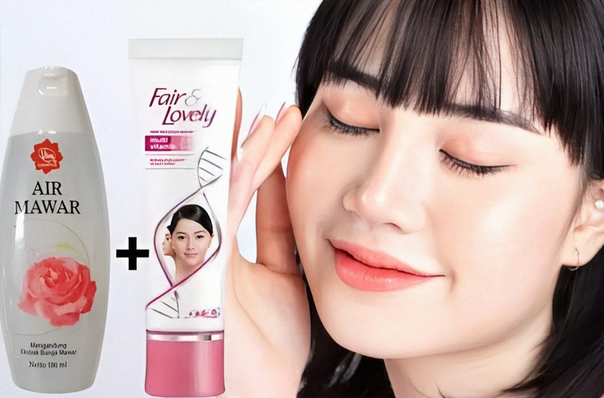 Kulit Cerah Berseri dengan Masker Air Mawar dan Fair and Lovely