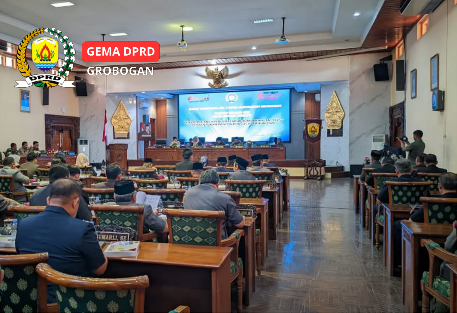 DPRD Grobogan Gelar Rapat Paripurna ke-8 untuk Dua Agenda Ini