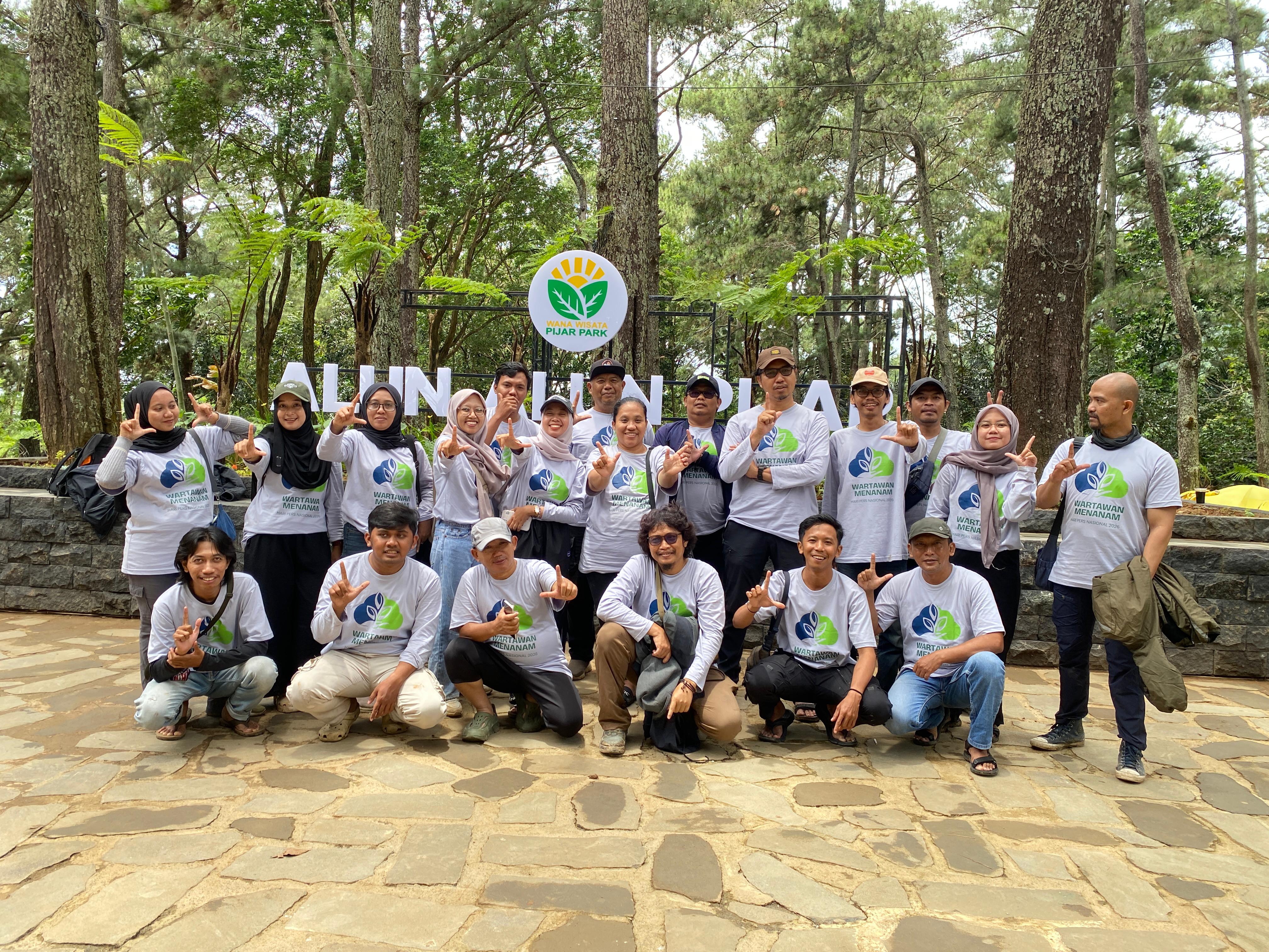 Menanam Harapan Hutan Muria Makin Menawan, Cara PWI Kudus Peringati HPN 2026