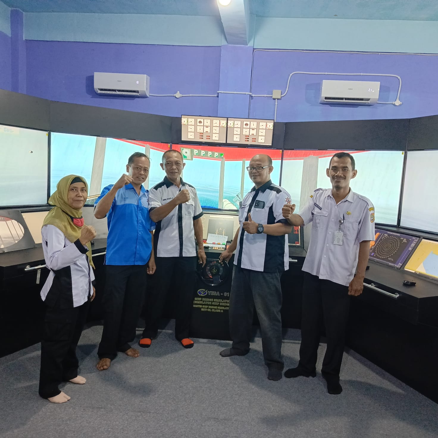 SMKN 3 Tegal Terima Bantuan Alat Simulator NKPI