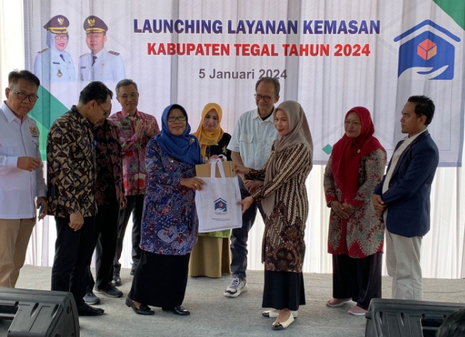 Adakan Unit Layanan Kemasan Produk di Kabupaten Tegal 